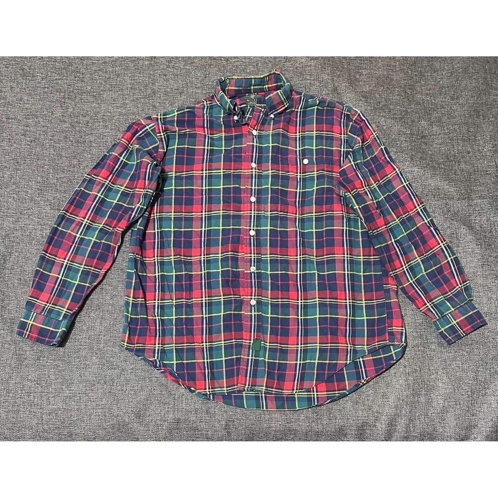 Hunt Club Men's‎ L Plaid Long Sleeve Shirt